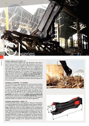 Clești/dispozitive/echipamente de tăiat metale/fier vechi VTN CI 700