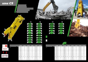 Clești/dispozitive/echipamente de tăiat metale/fier vechi TREVI BENNE CS 55RS