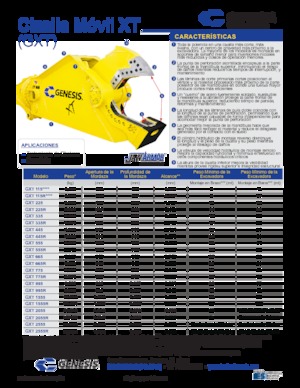 Clești/dispozitive/echipamente de tăiat metale/fier vechi Genesis GXT 995R