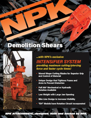 Clești/dispozitive/echipamente de tăiat metale/fier vechi NPK K-4JREH