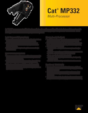 Multiprocesoare Caterpillar MP332S