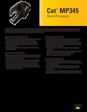 Multiprocesoare Caterpillar MP345S