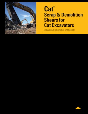 Clești/dispozitive/echipamente de tăiat metale/fier vechi Caterpillar S2070