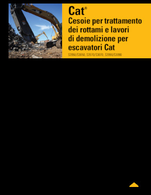 Clești/dispozitive/echipamente de tăiat metale/fier vechi Caterpillar S2070