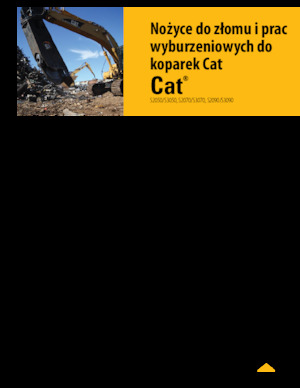 Clești/dispozitive/echipamente de tăiat metale/fier vechi Caterpillar S2070