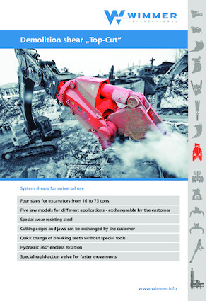 Clești/dispozitive/echipamente de tăiat metale/fier vechi WIMMER TC 700 S