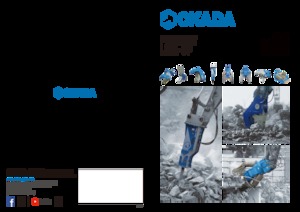 Clești/dispozitive/echipamente de tăiat metale/fier vechi Okada TS-W650XCV