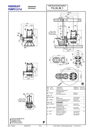 Pompe de canalizare Faggiolati G 209 T3C3-L30AA0
