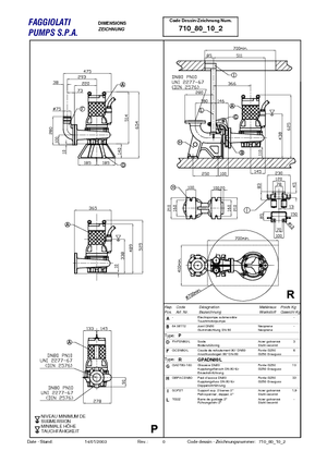 Pompe de canalizare Faggiolati G 210 R3C2-M30AA2