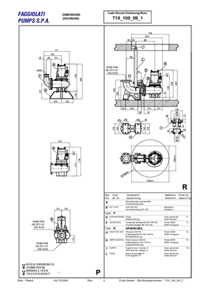 Pompe de canalizare Faggiolati G 409 T1M2-P90AA0