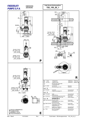 Pompe de canalizare Faggiolati G 420 R3C7-S60AA2