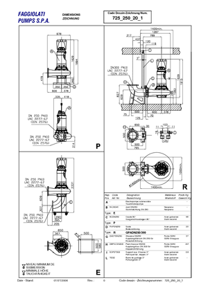 Pompe de canalizare Faggiolati G 620 R3C1-V105AA2