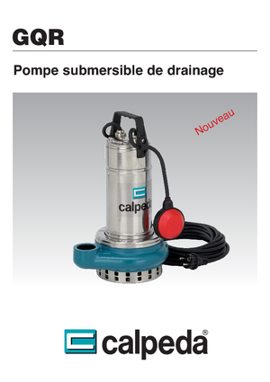 Pompe de canalizare Calpeda GQR 10-16