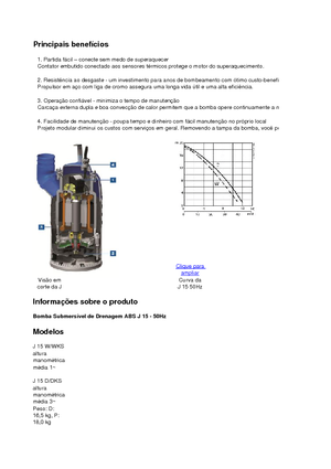 Pompe de canalizare ABS-Pumpen J 15 D