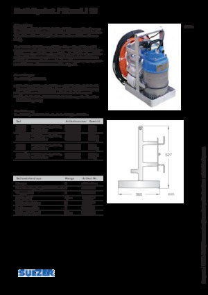 Pompe de canalizare Sulzer J 15 D/KS