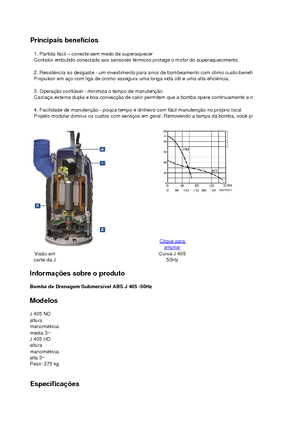 Pompe de canalizare ABS-Pumpen J 405 ND