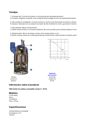 Pompe de canalizare ABS-Pumpen J 5 W