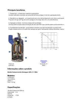 Pompe de canalizare ABS-Pumpen J 5 W