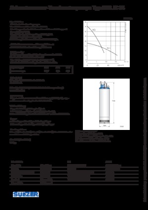 Pompe de canalizare Sulzer JC 34 HD