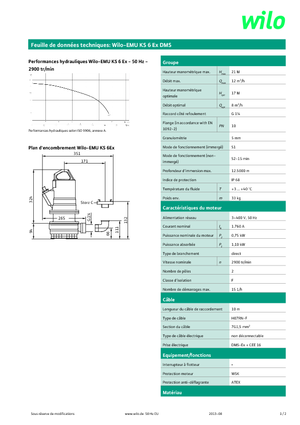 Pompe de canalizare WILO-EMU Pumpen KS 6Ex DMS