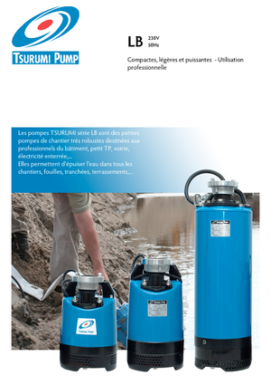 Pompe de canalizare Tsurumi-Pumpen LB-1500