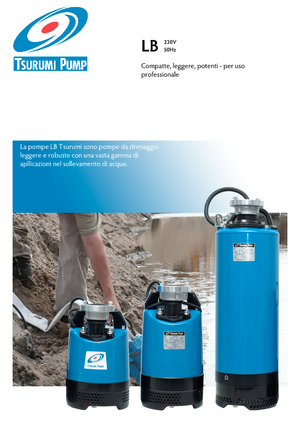 Pompe de canalizare Tsurumi-Pumpen LB-1500