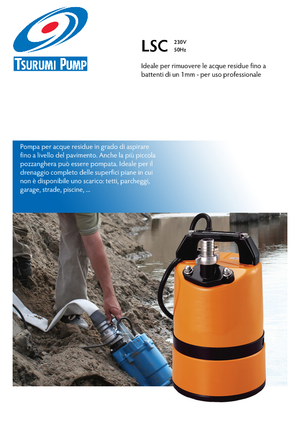 Pompe de canalizare Tsurumi-Pumpen LSC1.4S2