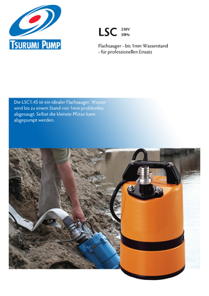 Pompe de canalizare Tsurumi-Pumpen LSC1.4S2