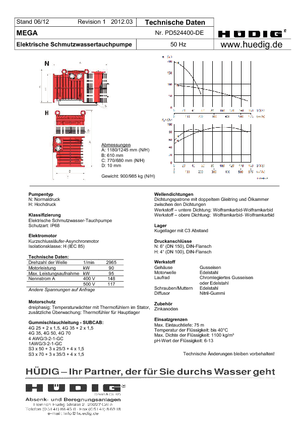 Pompe de canalizare Grindex Mega H