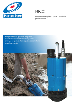 Pompe de canalizare Tsurumi-Pumpen NK 2-22 LA