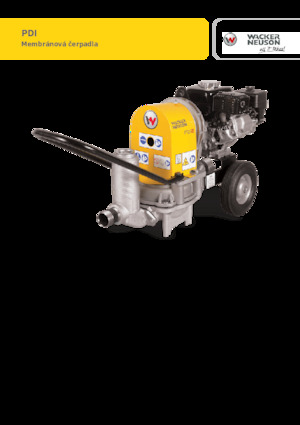 Pompe de canalizare Wacker Neuson PDI 2A