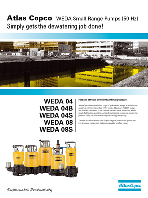 Pompe de canalizare WEDA Weda 04