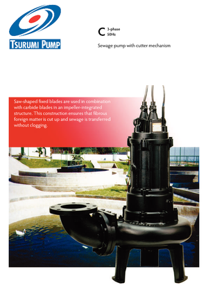 Pompe de apă uzată Tsurumi-Pumpen 80C21.5