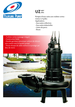 Pompe de apă uzată Tsurumi-Pumpen 80 UZ 411