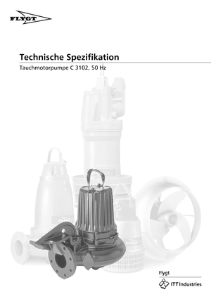 Pompe de apă uzată Flygt-Pumpen CS 3102 LR 252 EEx