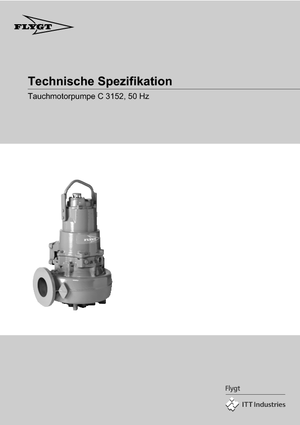 Pompe de apă uzată Flygt-Pumpen CS 3152 LR 430 EEx SL