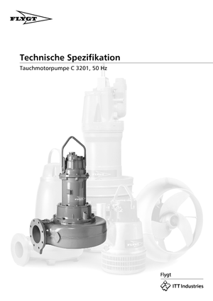 Pompe de apă uzată Flygt-Pumpen CS 3201 LR 452 SL