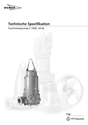 Pompe de apă uzată Flygt-Pumpen CS 3300 LR 632 EEx