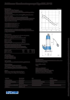 Pompe de apă uzată Sulzer JS 12 D 114