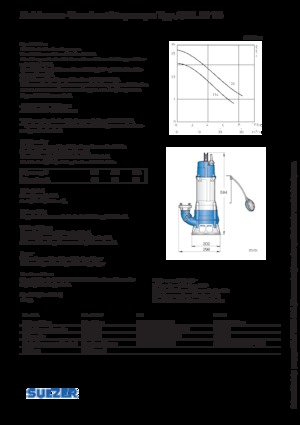 Pompe de apă uzată Sulzer JS 15 D 126