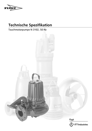 Pompe de apă uzată Flygt-Pumpen NS 3102 LR 461 EEx