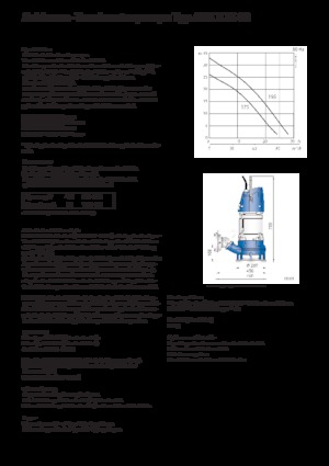 Pompe de apă uzată Sulzer XJS 80 D 195