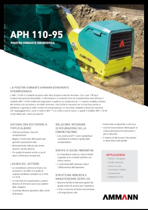 Plăci compactoare reversibile Ammann APH 110-95 Totmann