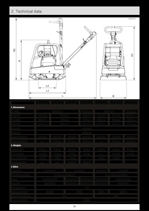 Plăci compactoare reversibile Ammann APR 2620