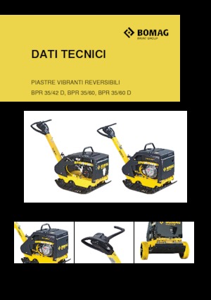Plăci compactoare reversibile Bomag BPR 35/60 D