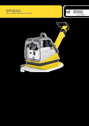 Plăci compactoare reversibile Wacker Neuson DPU6555Hec 