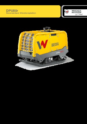 Plăci compactoare reversibile Wacker Neuson DPU80r Lem 770