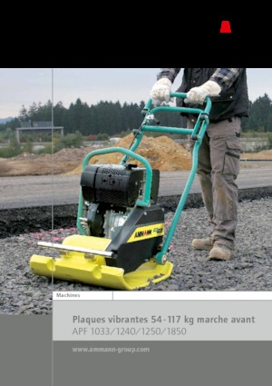 Plăci vibratoare cu o singură direcție Ammann APF 1240