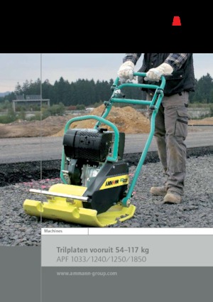 Plăci vibratoare cu o singură direcție Ammann APF 1240