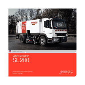 Măturătoare stradale montate pe camion cu înălțime de aspirație dreapta BROCK SL 200